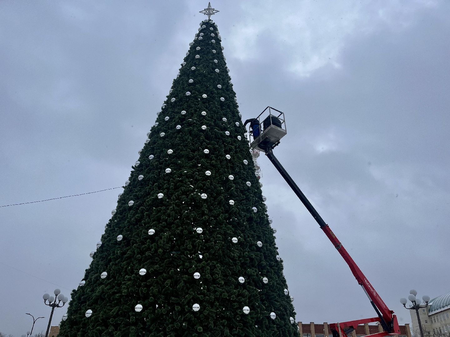 наро-фоминск, ёлка, Новый год, новогодние украшения,зима в подмосковье,