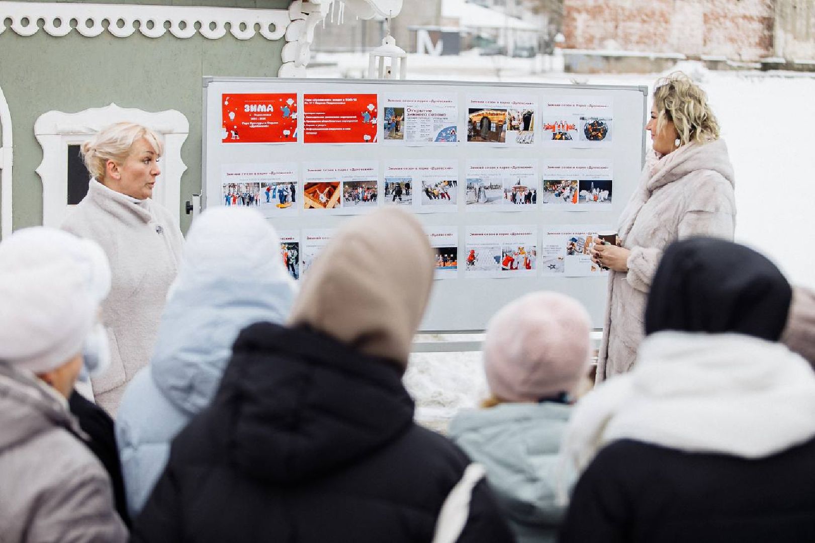 зима в подмосковье, парки подмосковья,