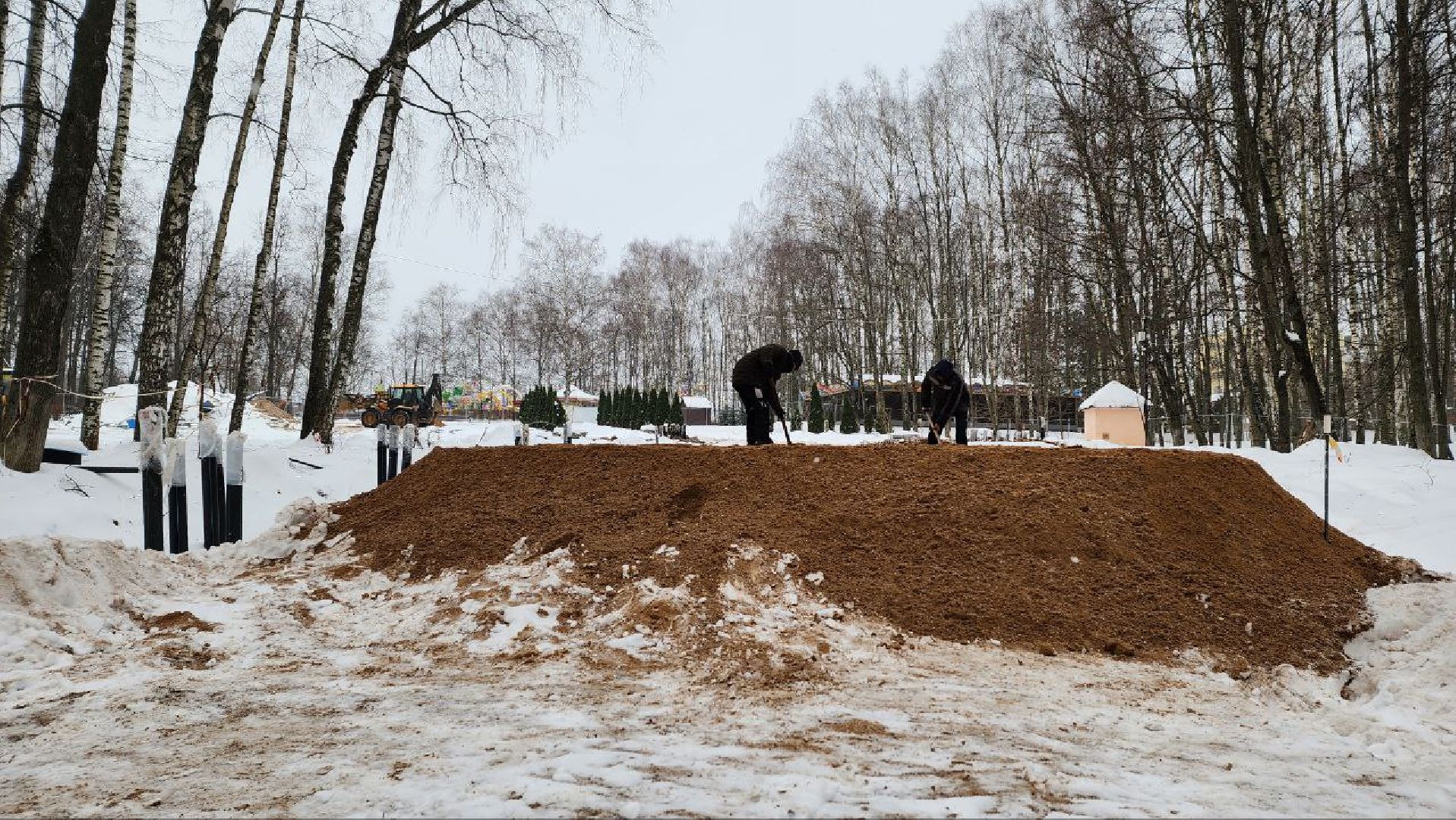 Дмитров, Парк Березовая роща, Минблаго,