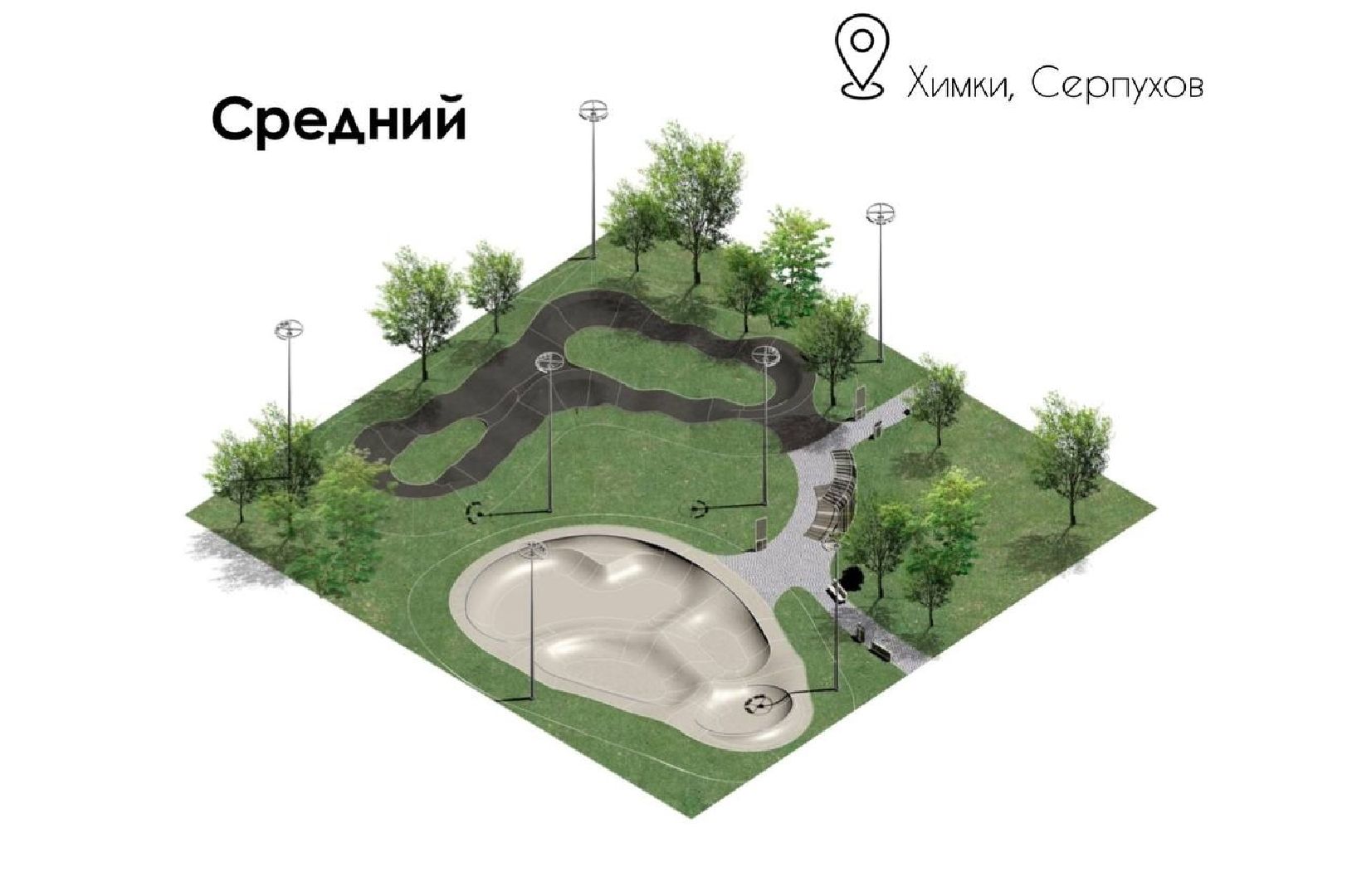 серпухов, подмосковье, скейт-парк, Комсомольский парк,