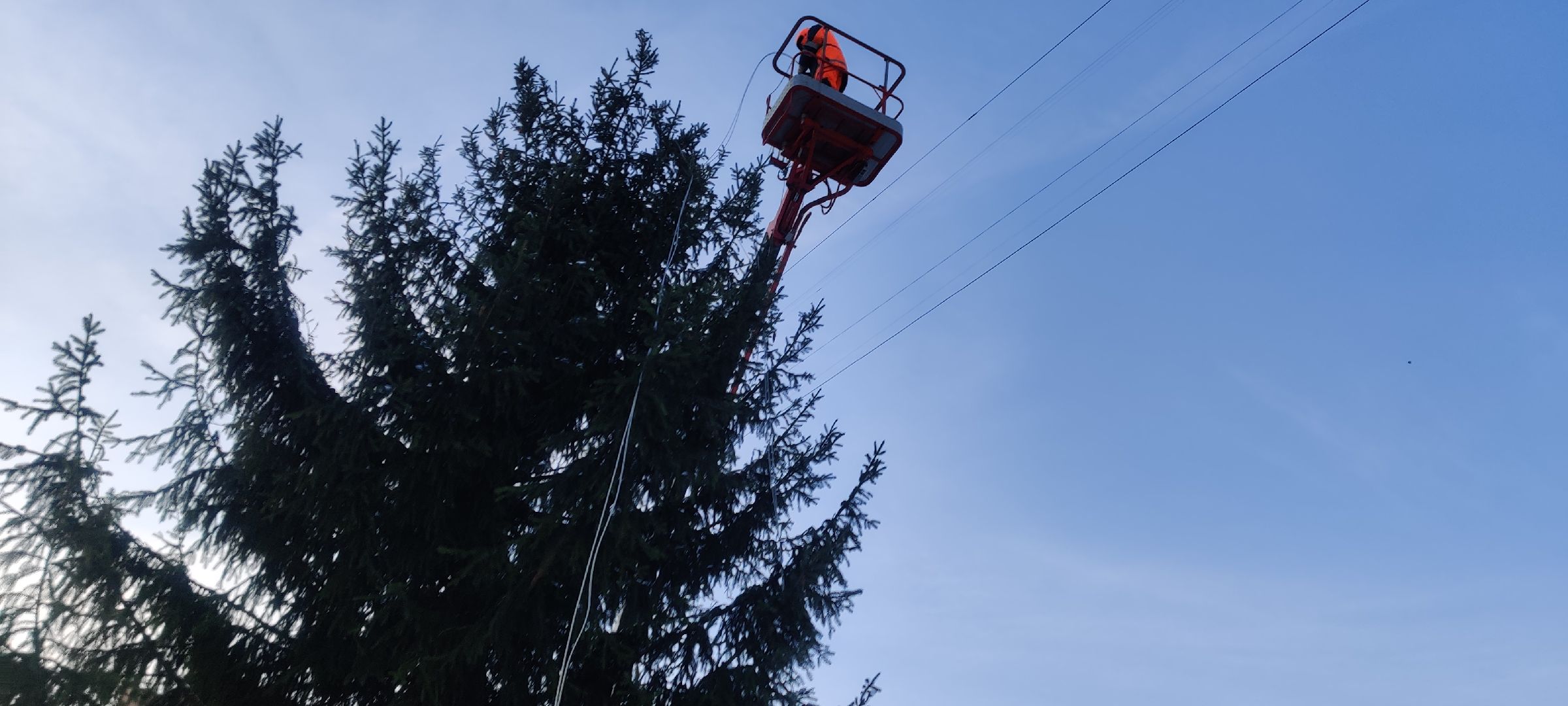 красноармейск, г.о. пушкинский, новогодняя ель, новогодние украшения,