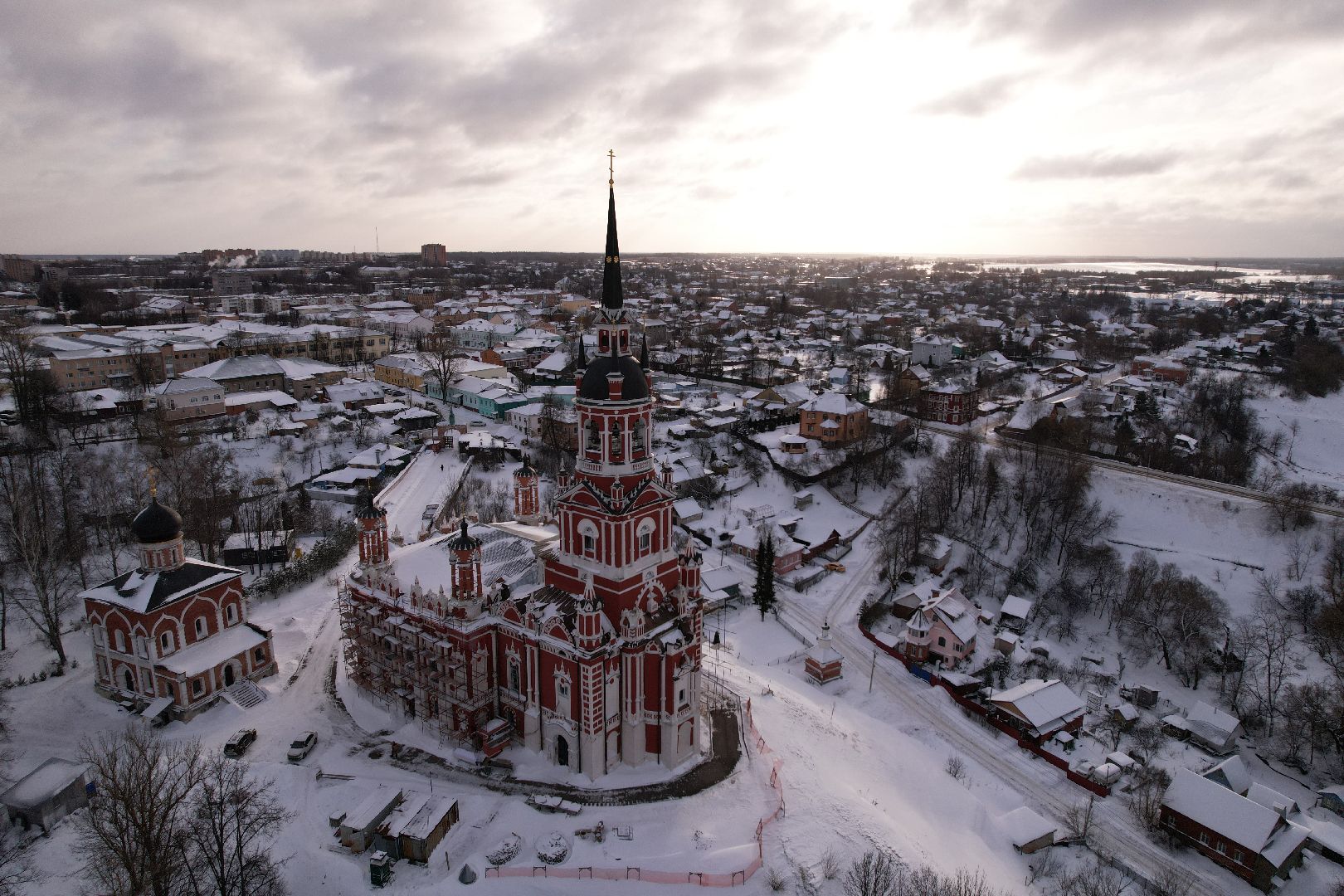 видео с коптера,