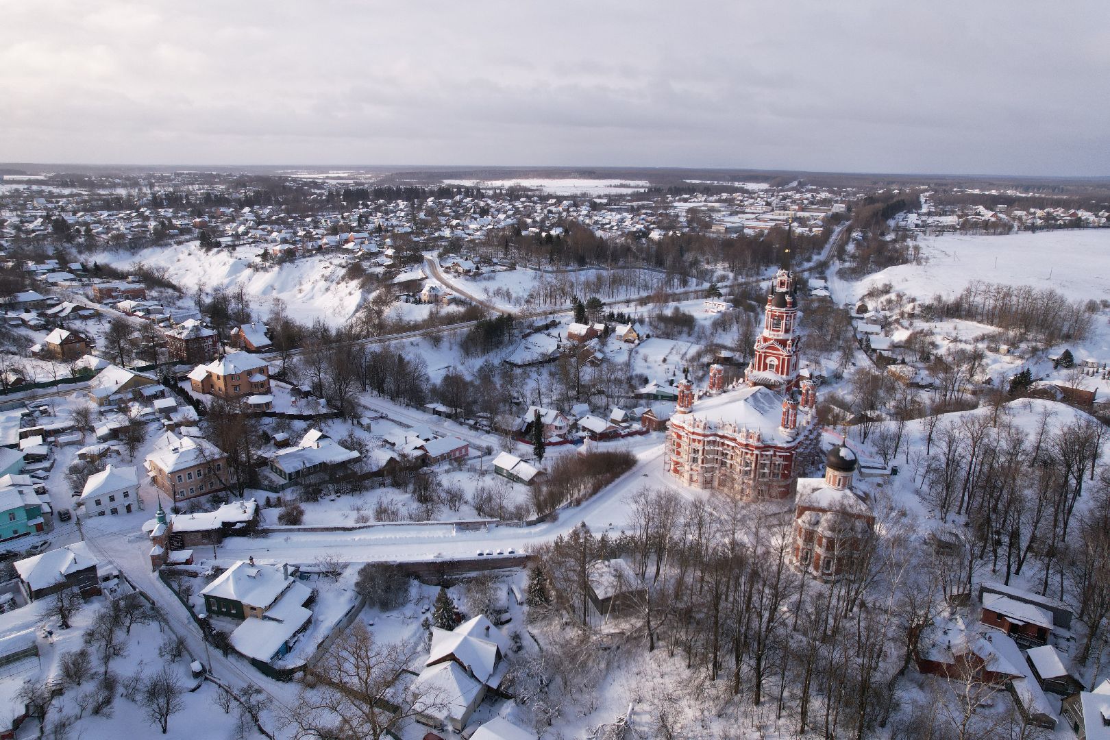 видео с коптера,