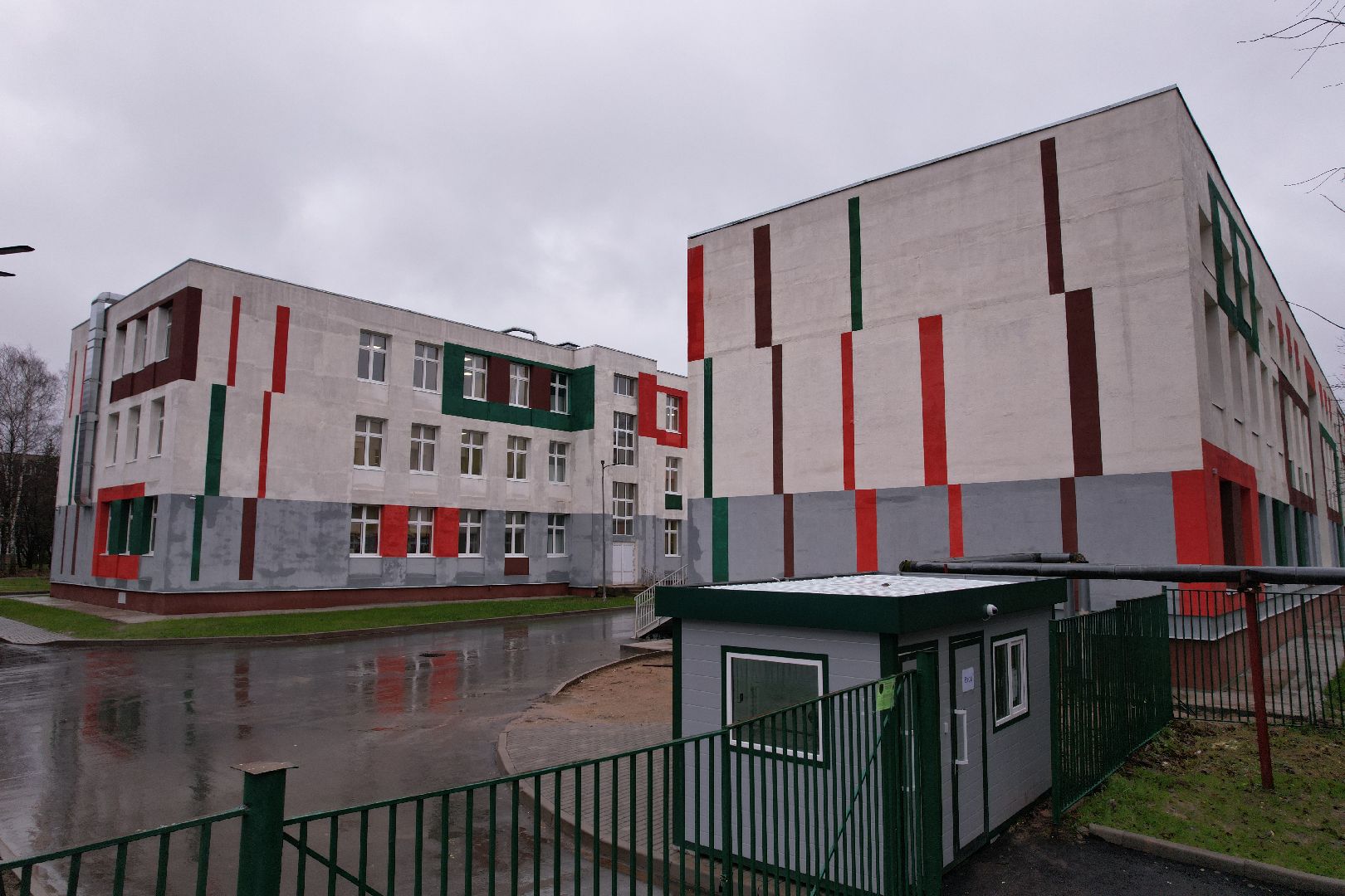 школа, селятино,видео с коптера,