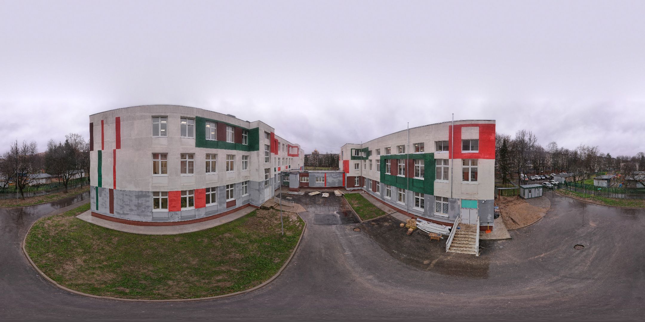 школа, селятино,видео с коптера,