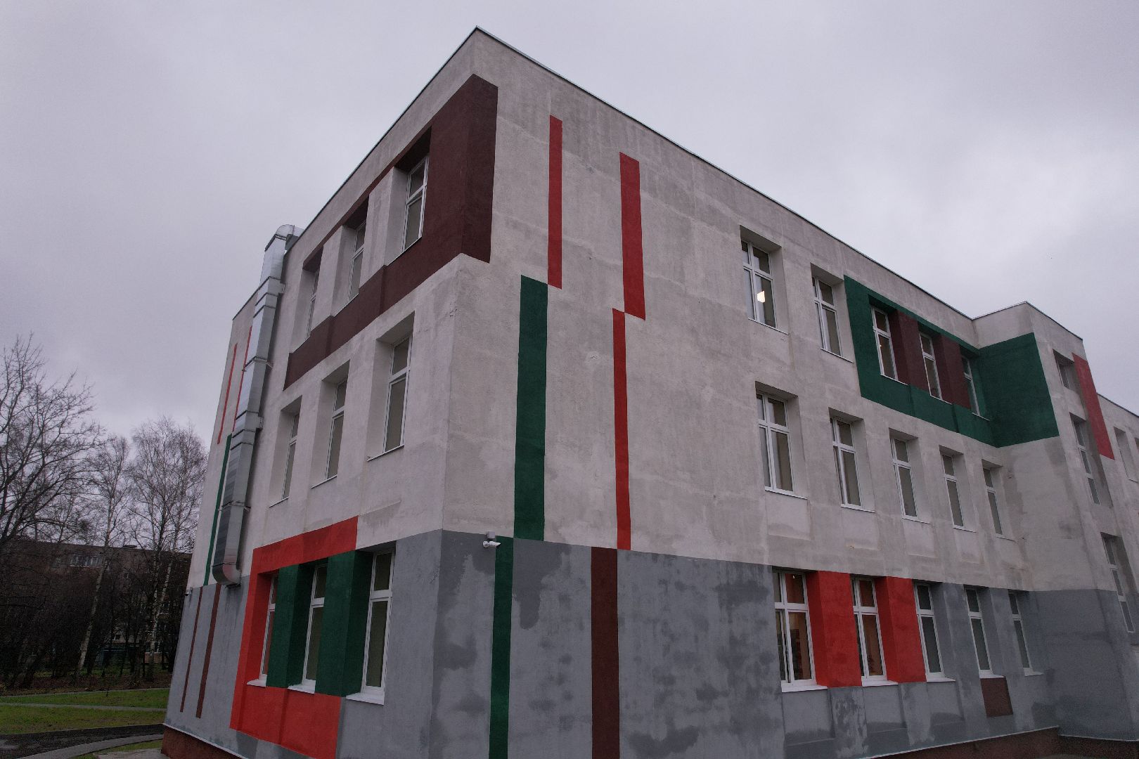 школа, селятино,видео с коптера,