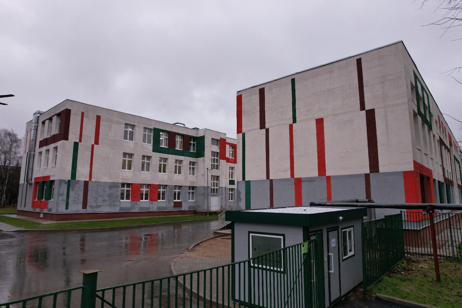 школа, селятино,видео с коптера,