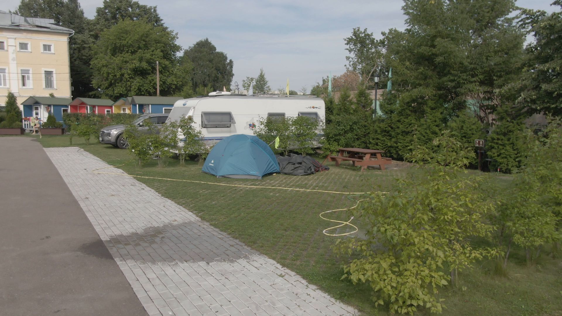 кемпинг, коломна, туризм,видео с коптера,