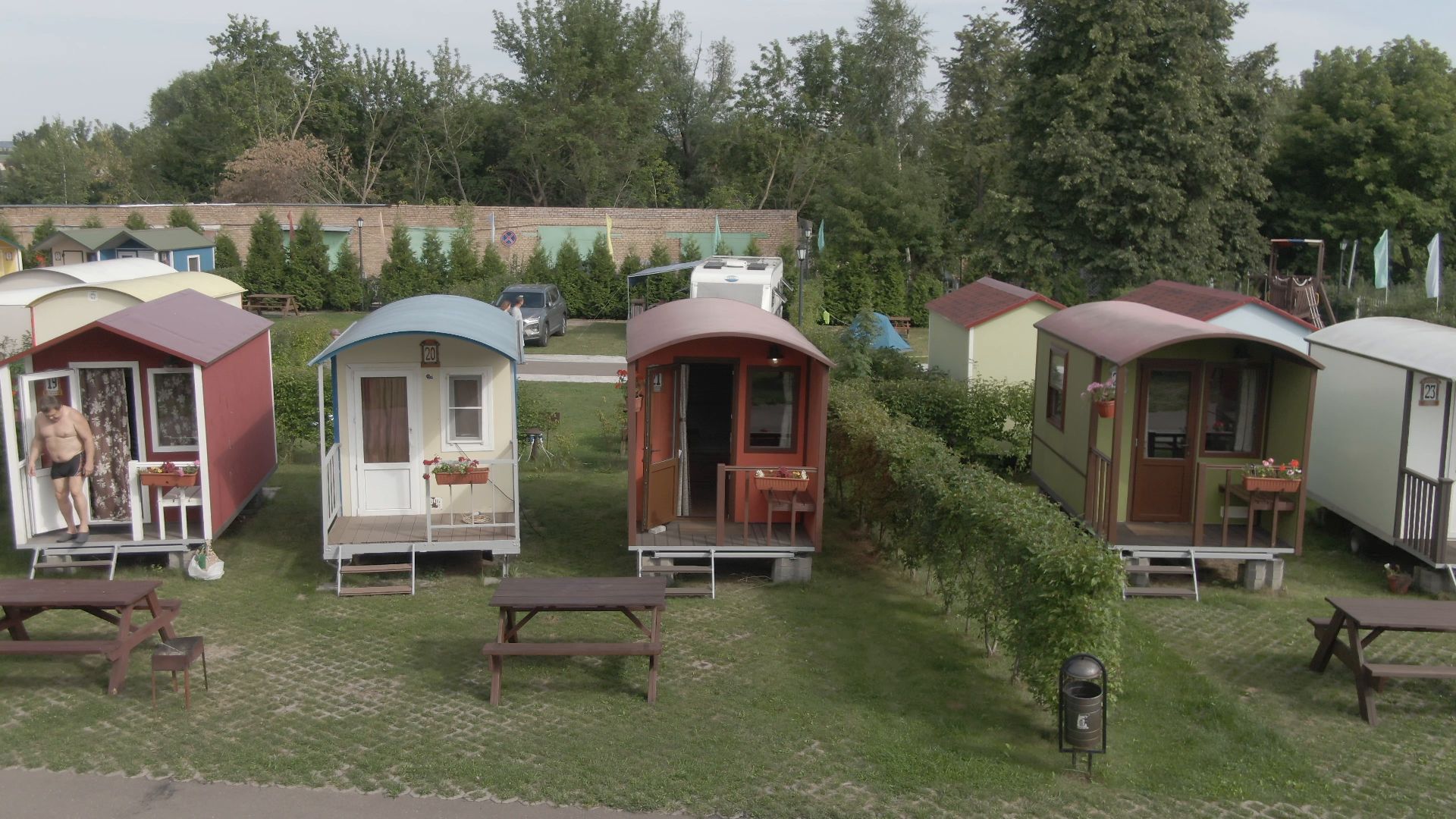 кемпинг, коломна, туризм,видео с коптера,