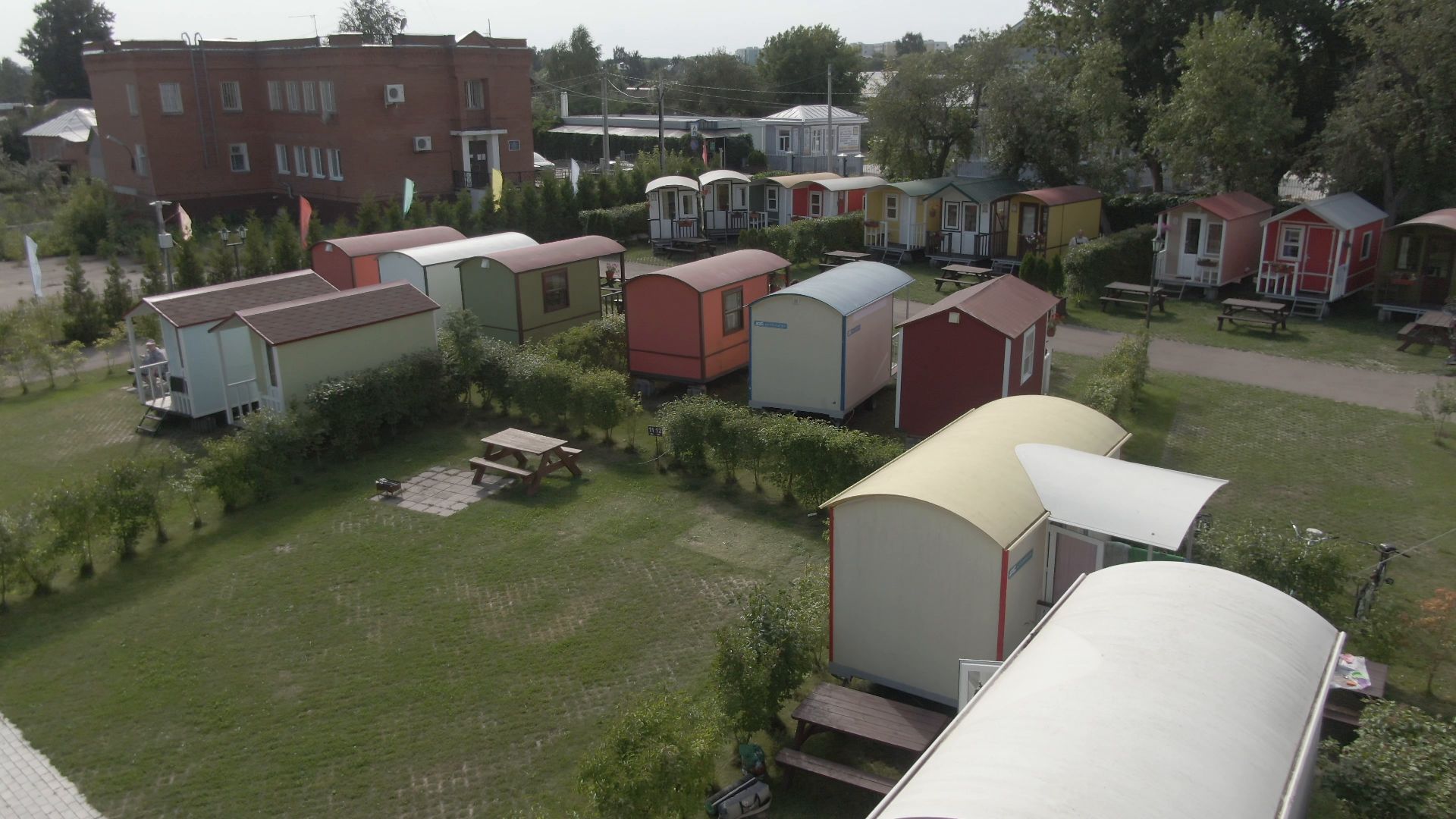 кемпинг, коломна, туризм,видео с коптера,