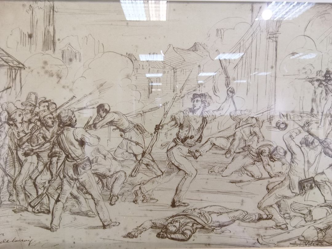 Балашиха, Картинная галерея, Эжен Делакруа, литографии, эскизы, пейзажи, гравюры, выставка, живописец,