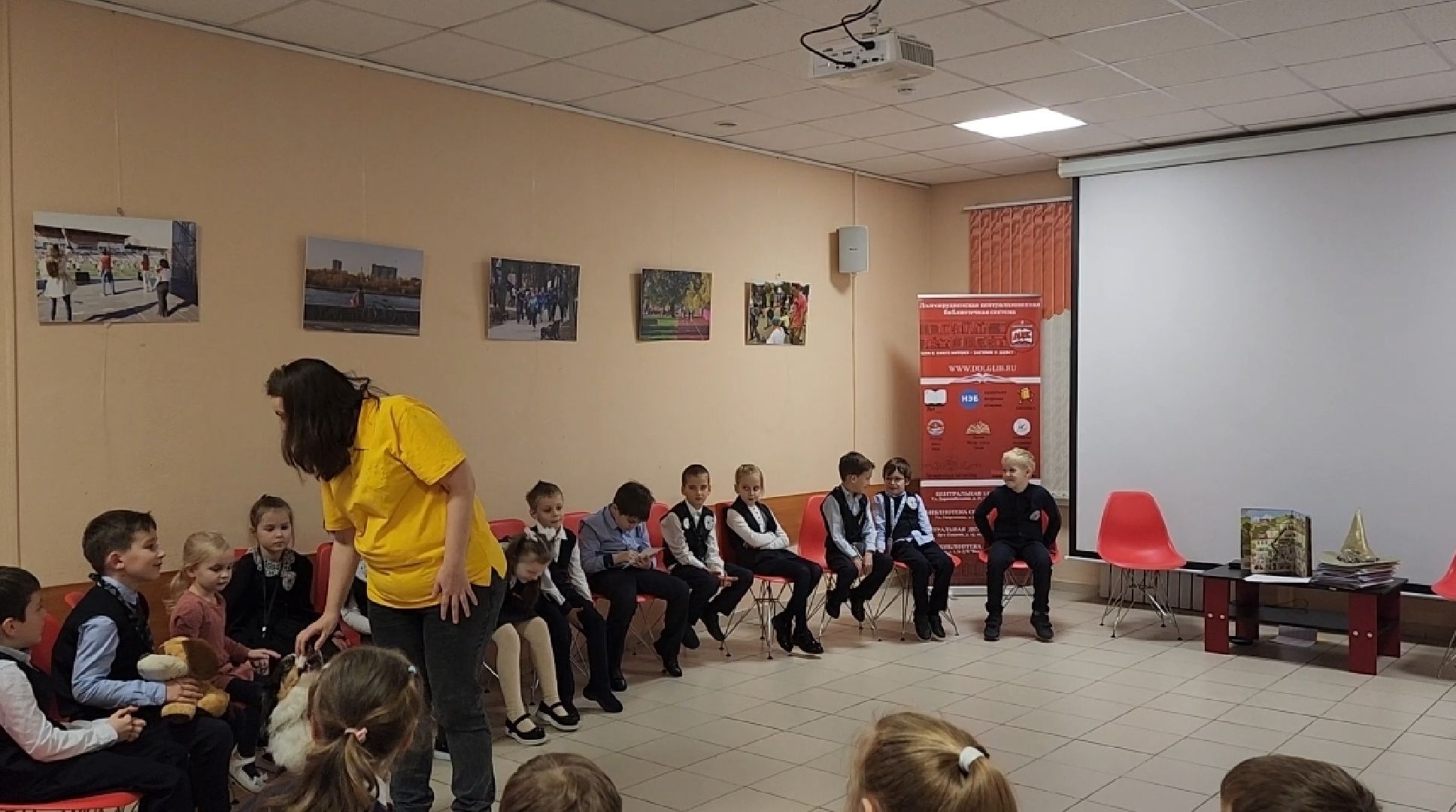 Долгопрудный, барбоскины чтения, канистерапия,