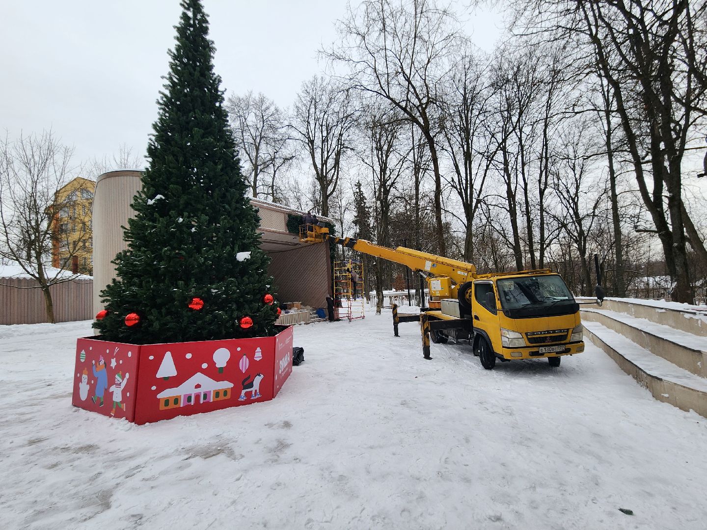 Звенигород, новогодняя елка, культура подмосковья,
