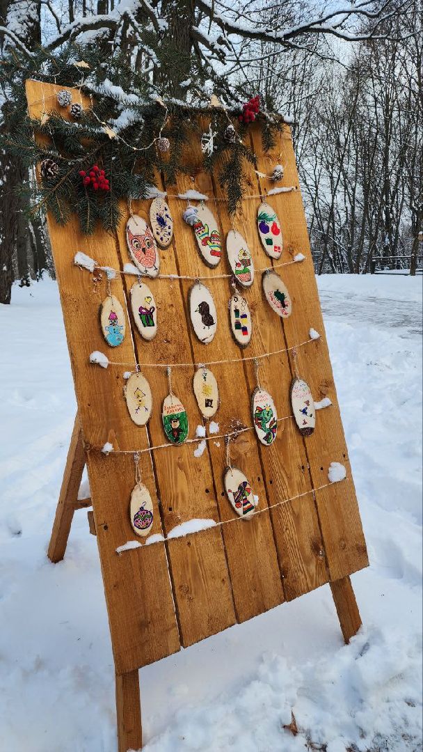 парк, зима, Лосино-Петровский,