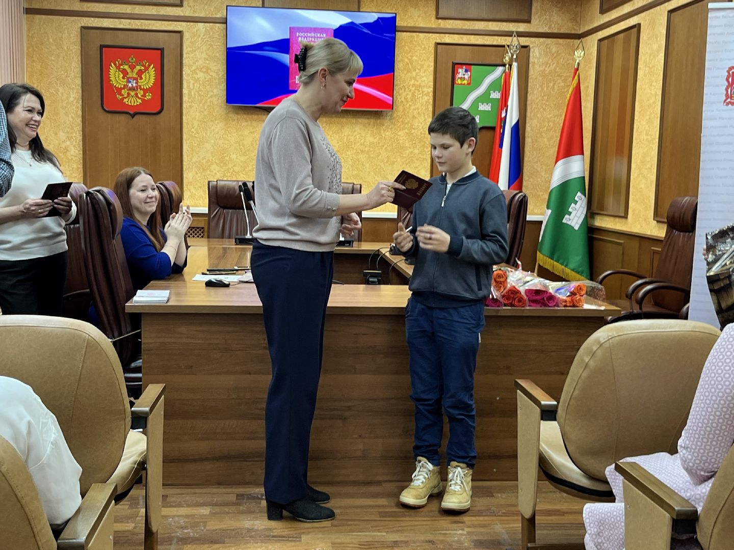 наро-фоминский городской округ, вручение паспортов, гражданин Подмосковья,паспорт гражданина рф,