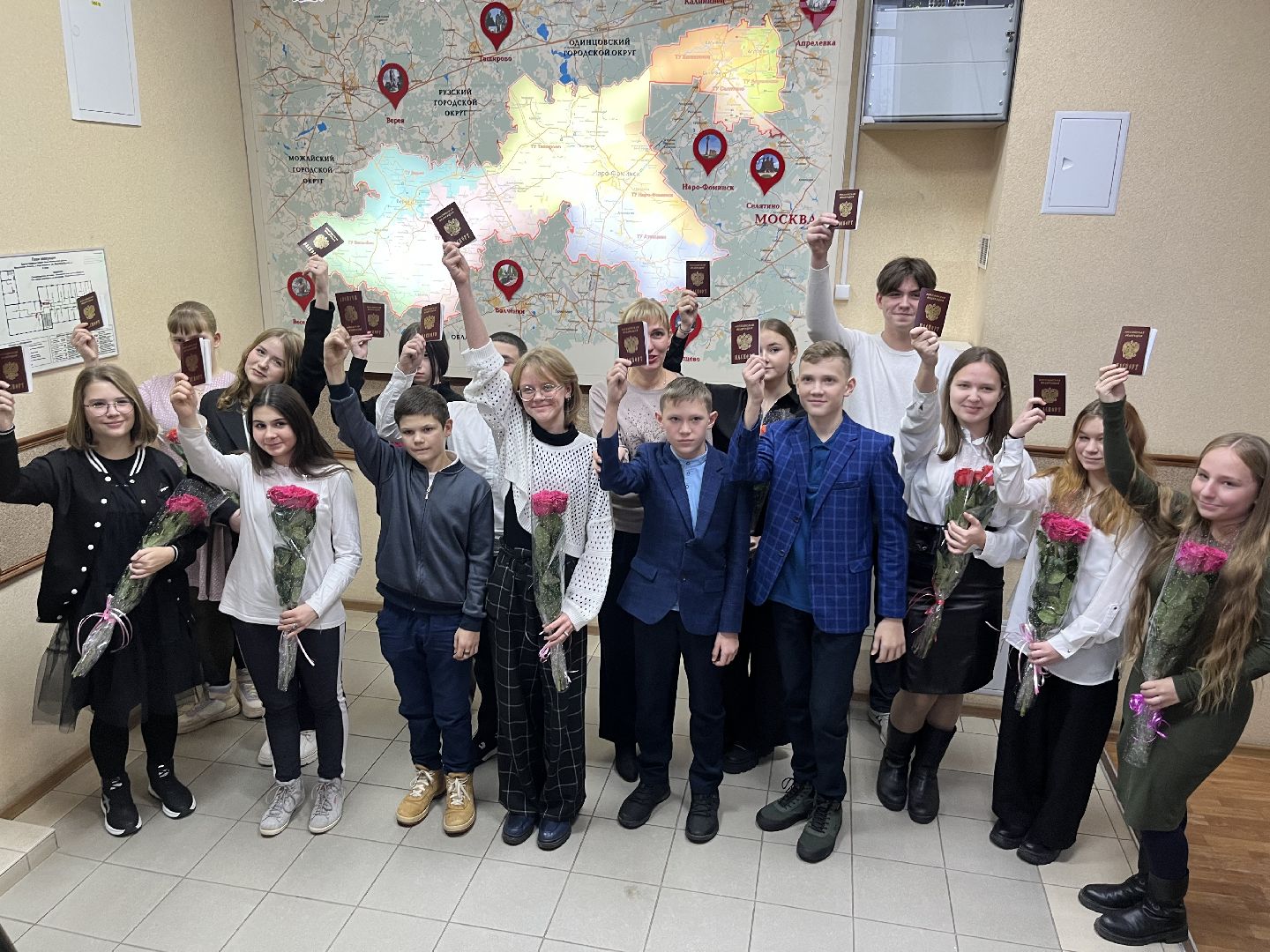 наро-фоминский городской округ, вручение паспортов, гражданин Подмосковья,паспорт гражданина рф,