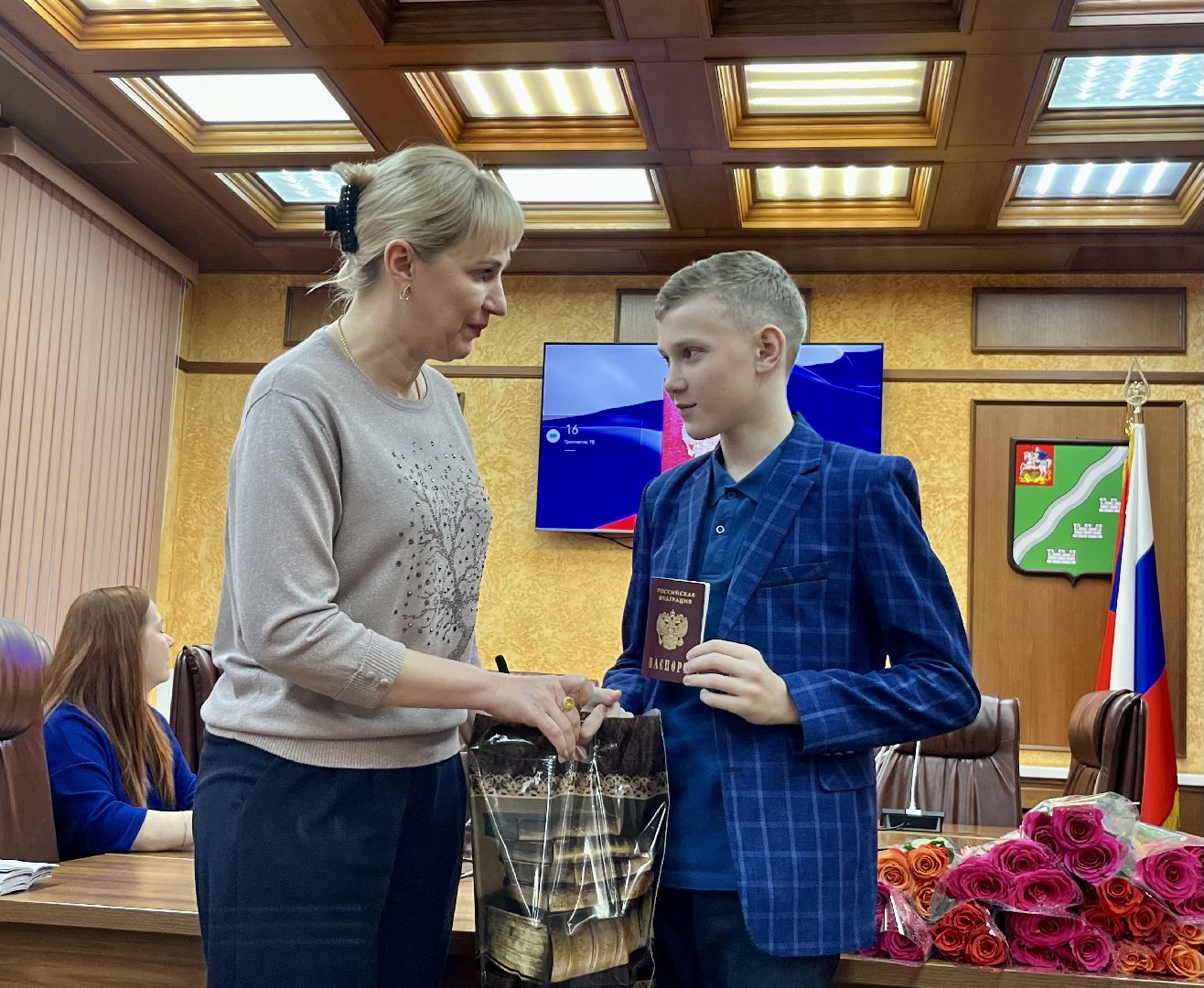 наро-фоминский городской округ, вручение паспортов, гражданин Подмосковья,паспорт гражданина рф,