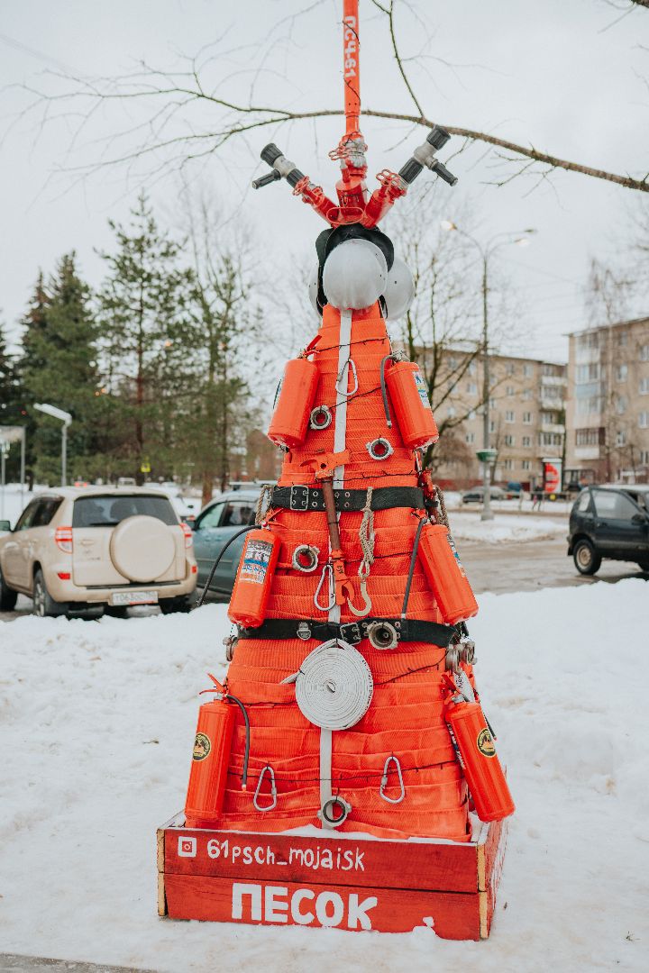 можайск, можайский городской округ, подмосковье, фестиваль, новый год, креативные елки, символ нового года,