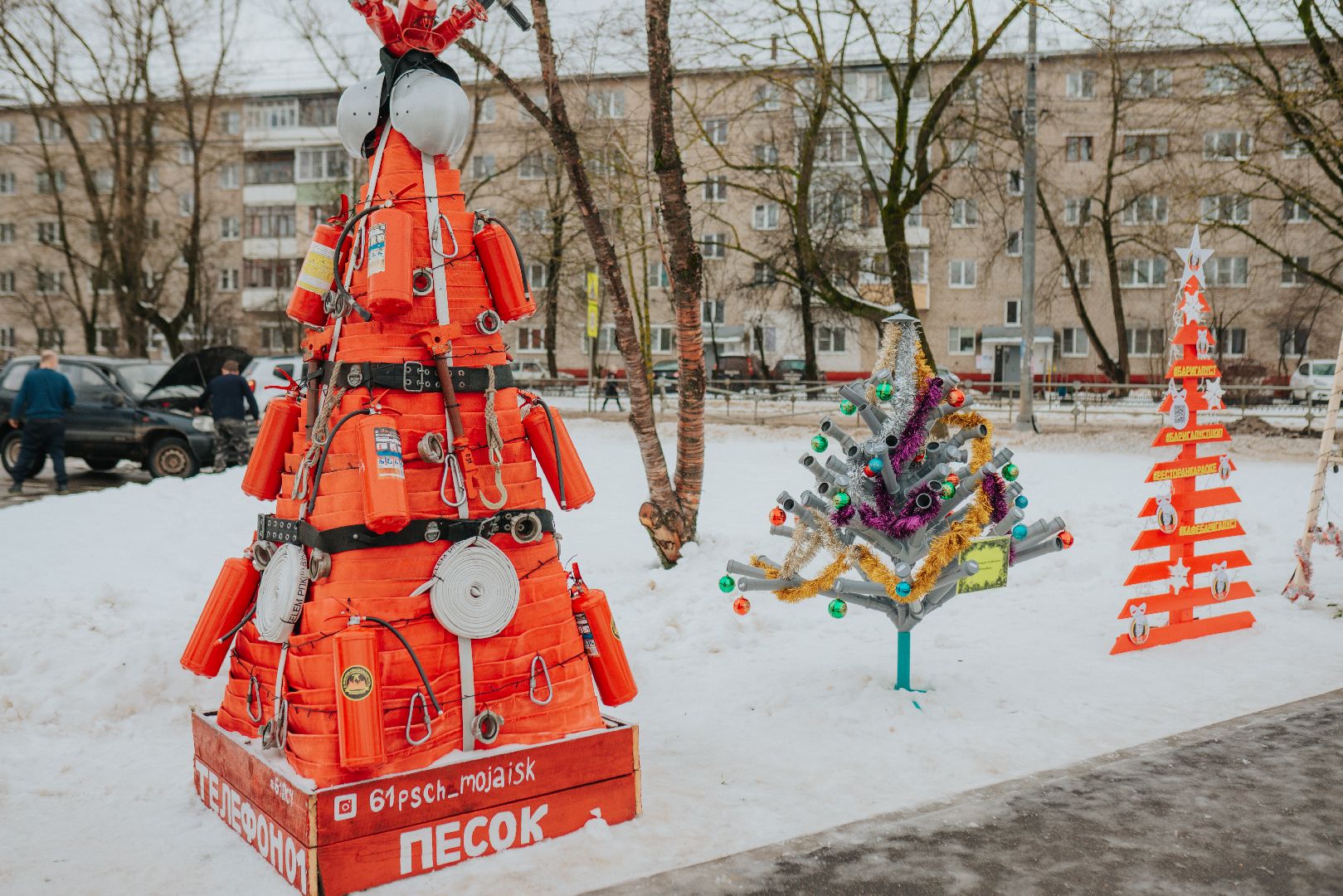 можайск, можайский городской округ, подмосковье, фестиваль, новый год, креативные елки, символ нового года,