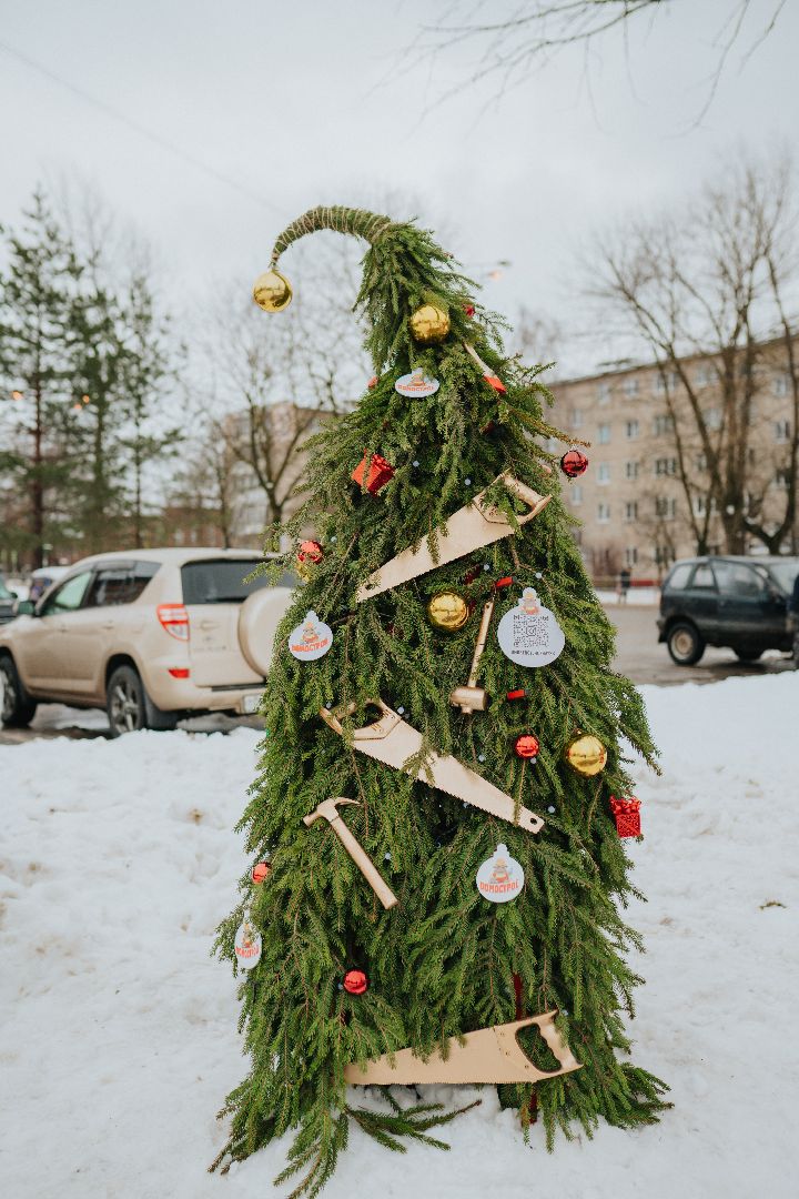 можайск, можайский городской округ, подмосковье, фестиваль, новый год, креативные елки, символ нового года,