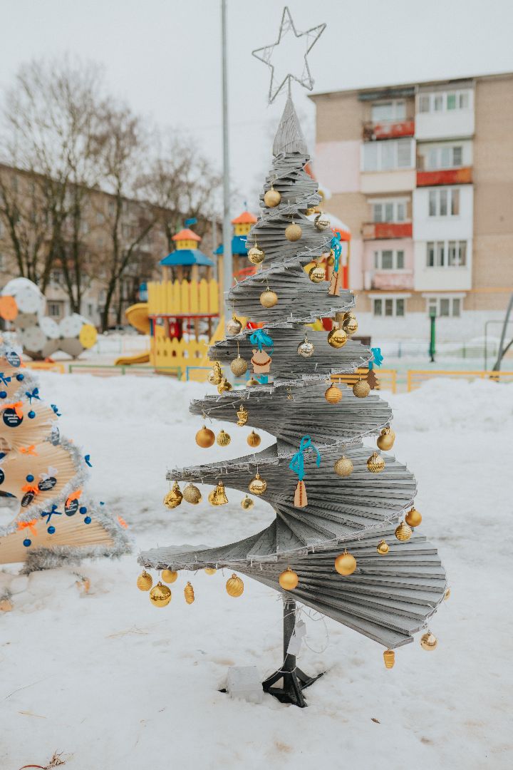 можайск, можайский городской округ, подмосковье, фестиваль, новый год, креативные елки, символ нового года,