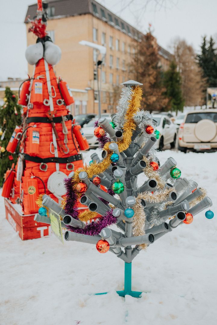 можайск, можайский городской округ, подмосковье, фестиваль, новый год, креативные елки, символ нового года,