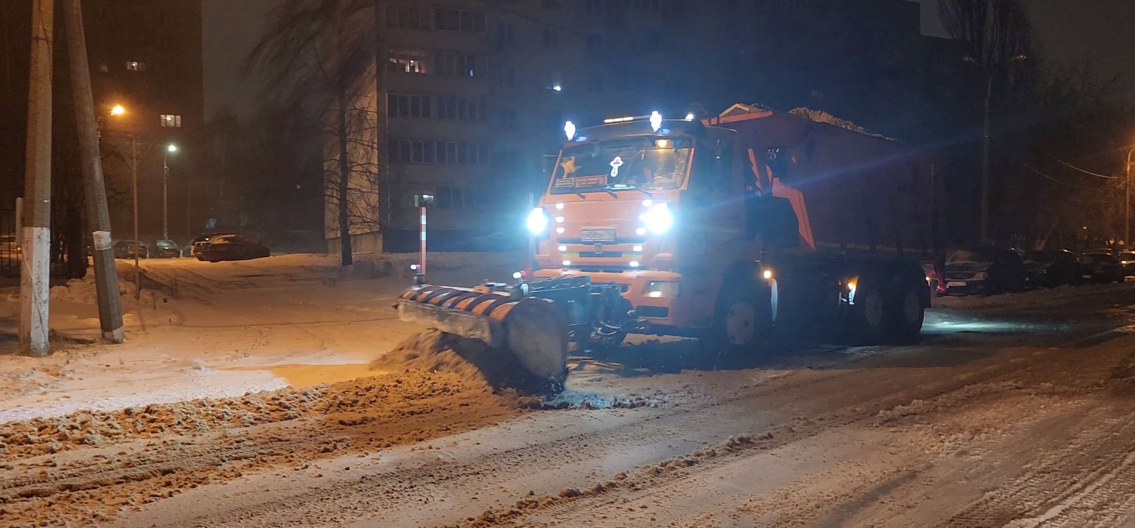 Коломна, жкх, уборка снега, метель,