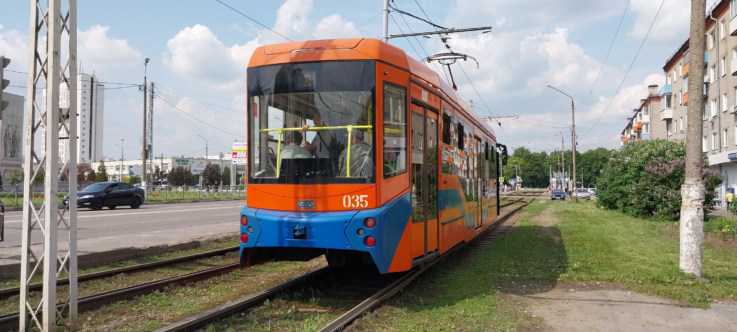 Коломна, транспорт, трамвай,