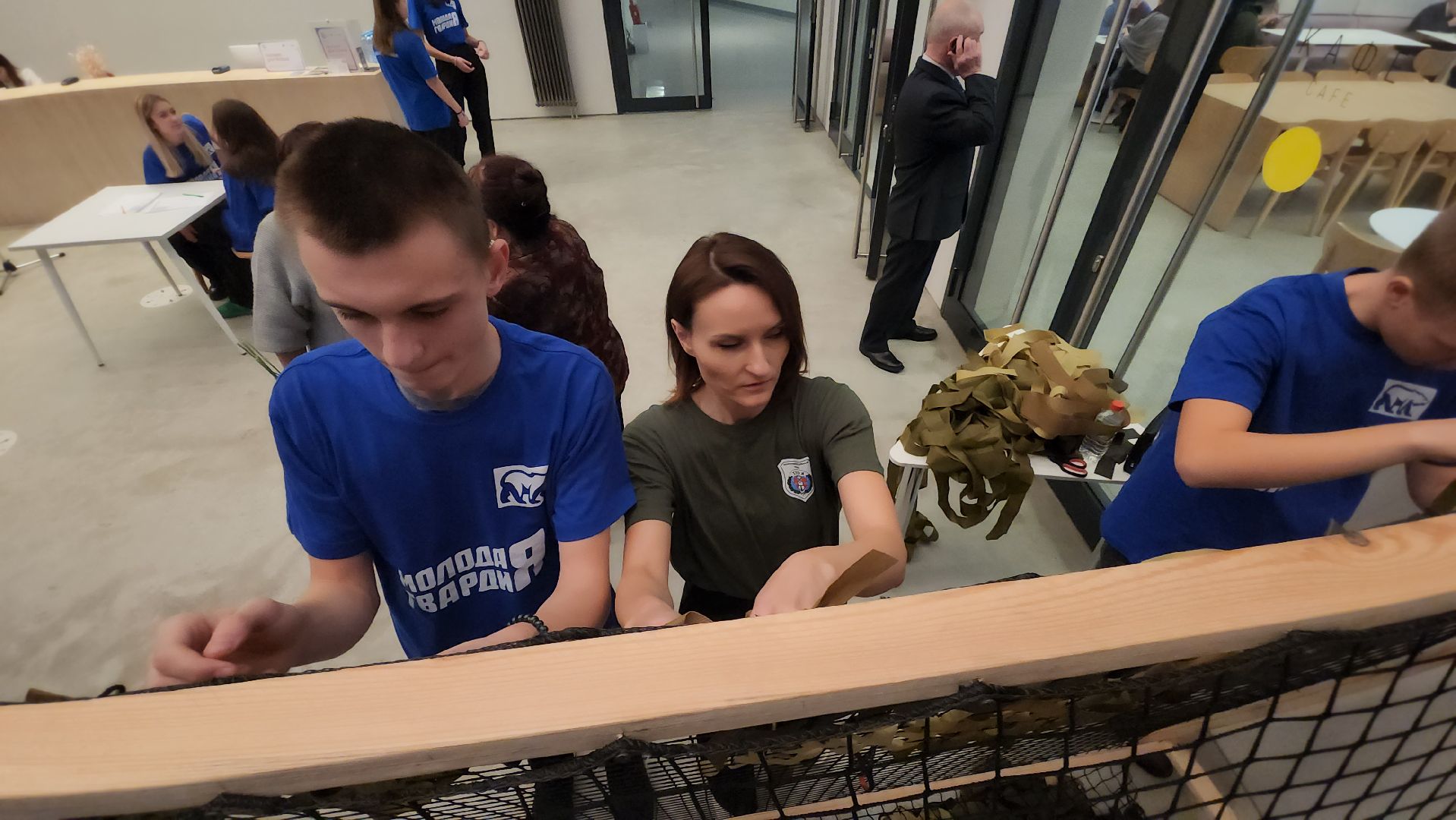 руза, рузский городской округ, троя, благотворительный фонд, московская область, подмосковье, маскировочные сети,