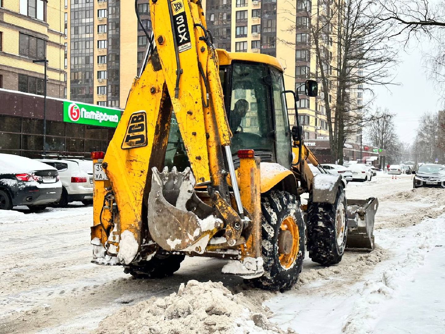 уборка снега, коммунальные службы, снегоуборка, Наро-Фоминск,