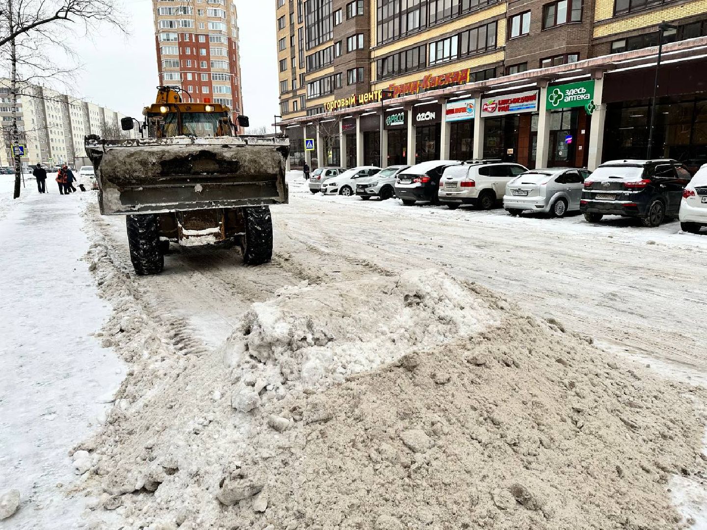 уборка снега, коммунальные службы, снегоуборка, Наро-Фоминск,