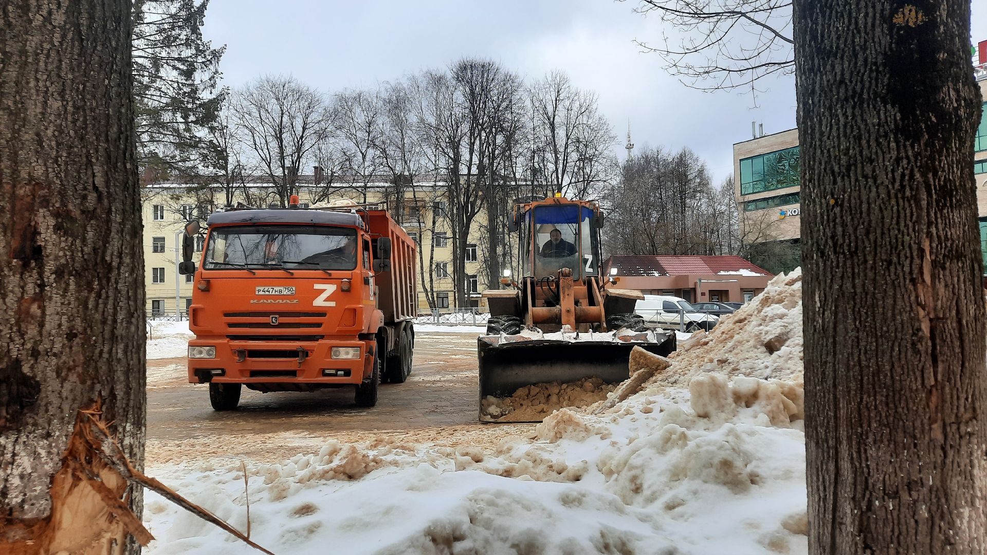 уборка снега, коммунальные службы, снегоуборка, Наро-Фоминск,