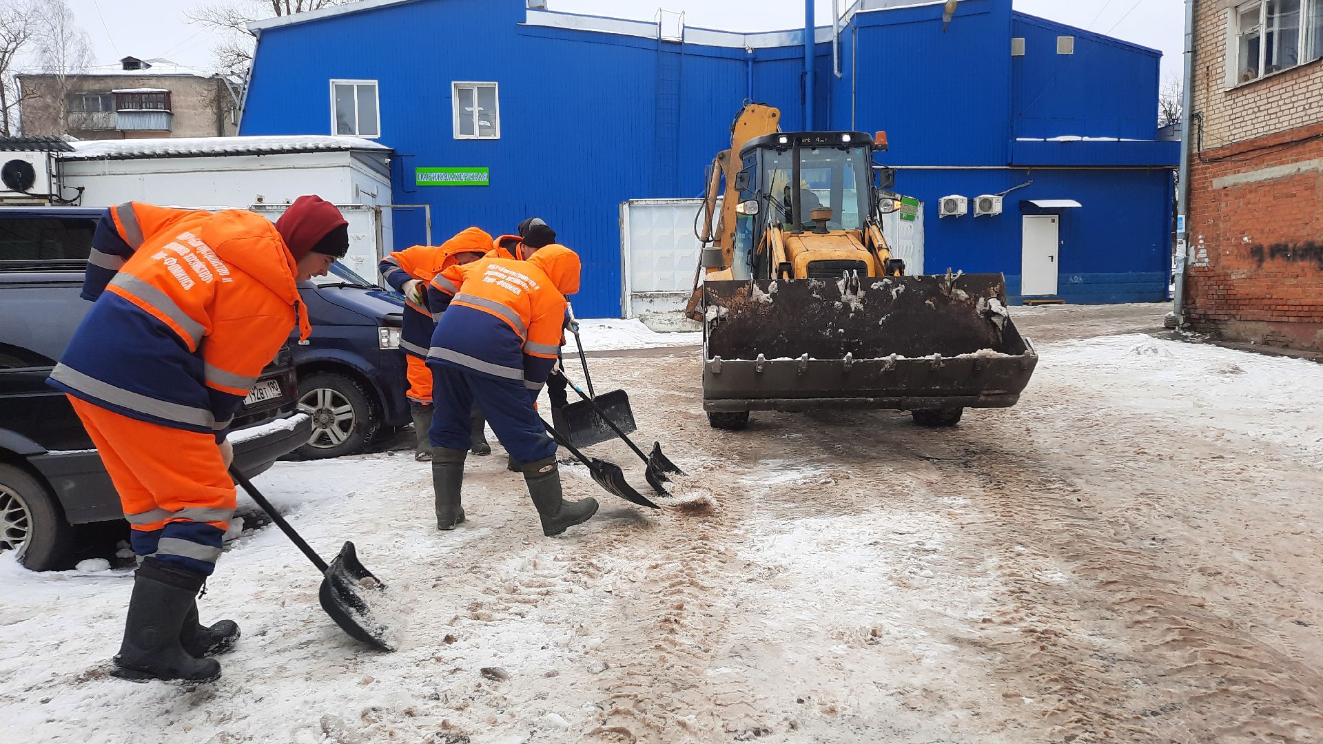 уборка снега, коммунальные службы, снегоуборка, Наро-Фоминск,