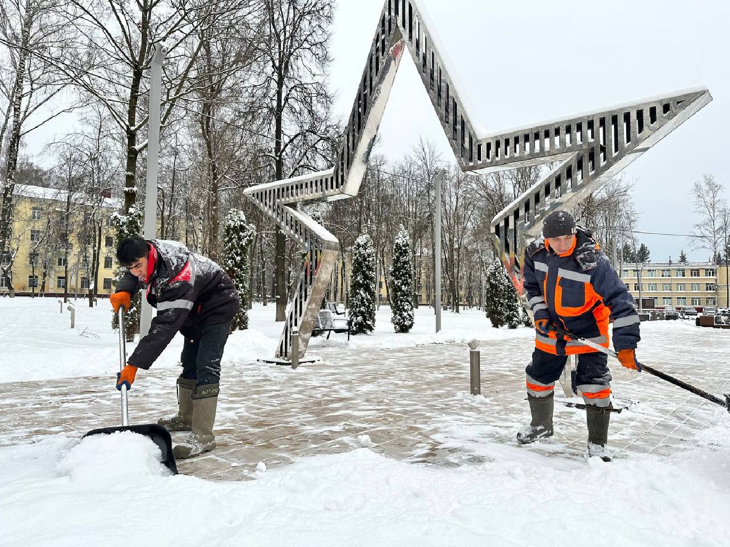 снегоуборка, жкх, Наро-Фоминск,