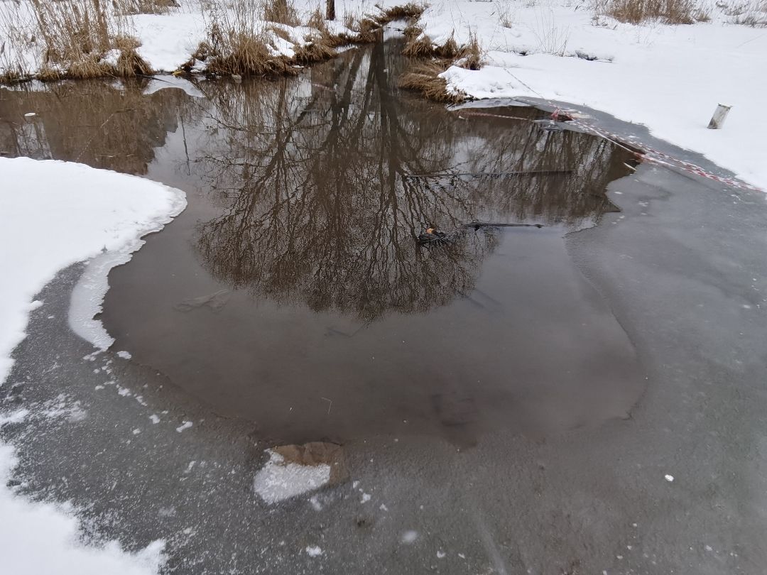 Балашиха, река, лёд, Пехорка