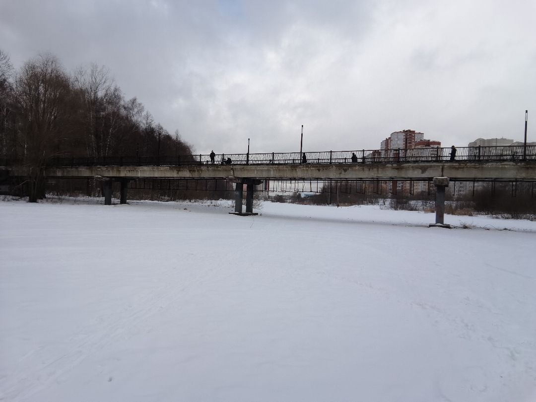 Балашиха, река, лёд, Пехорка