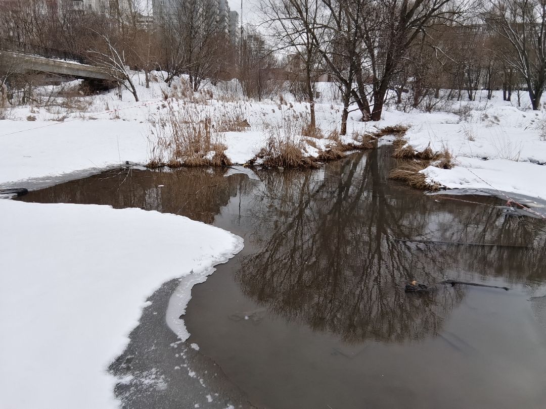 Балашиха, река, лёд, Пехорка