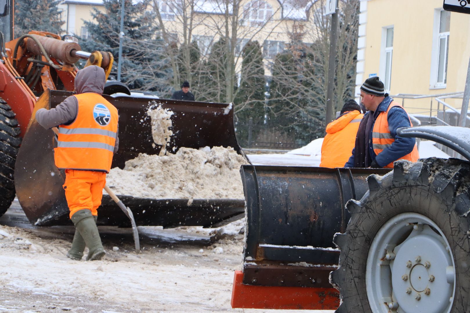 Серебряные Пруды, Мосавтодор, Снегопад, коммунальные службы,