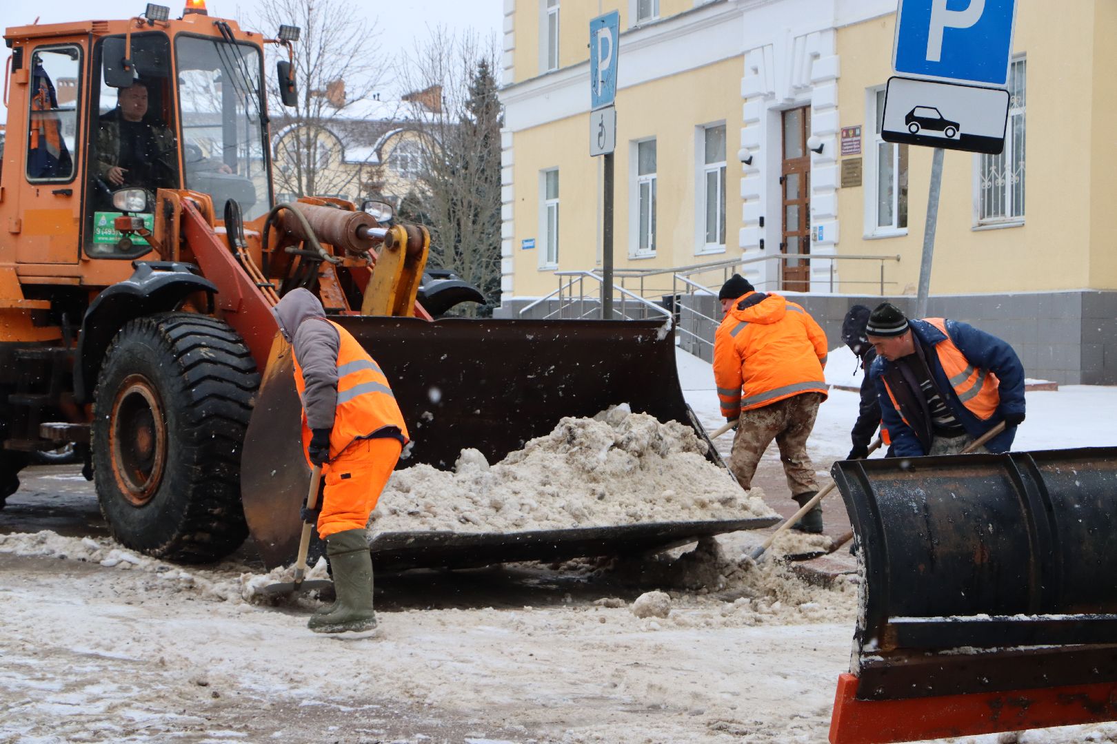 Серебряные Пруды, Мосавтодор, Снегопад, коммунальные службы,