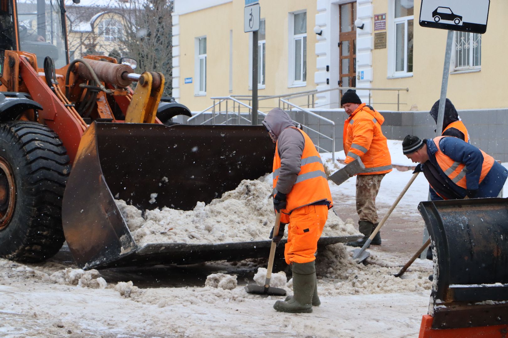 Серебряные Пруды, Мосавтодор, Снегопад, коммунальные службы,
