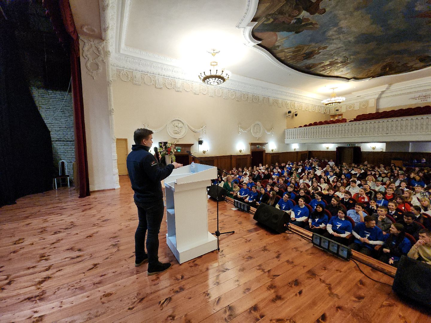 кашира, движение первых, встреча с ученым, роскосмос, ракетные двигатели, инженер-конструктор, мероприятие,