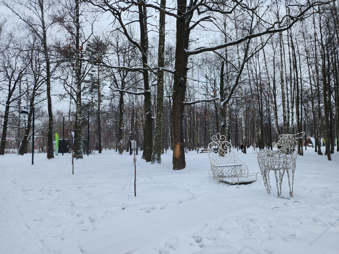 парк, фрязино, украшение, новый год,