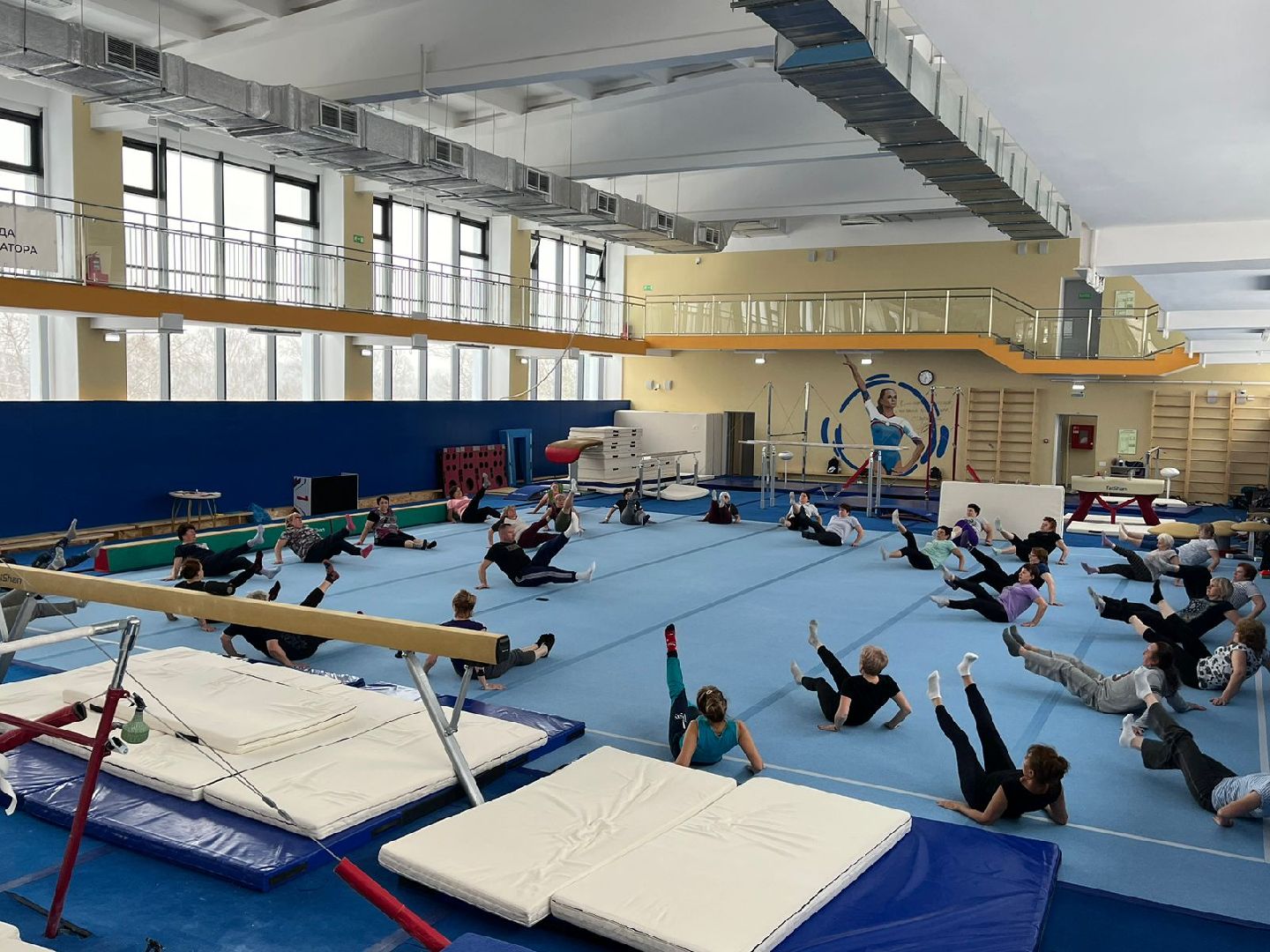 активное долголетие, Бабушки на спорте, Трудовые резервы, Наро-Фоминск,