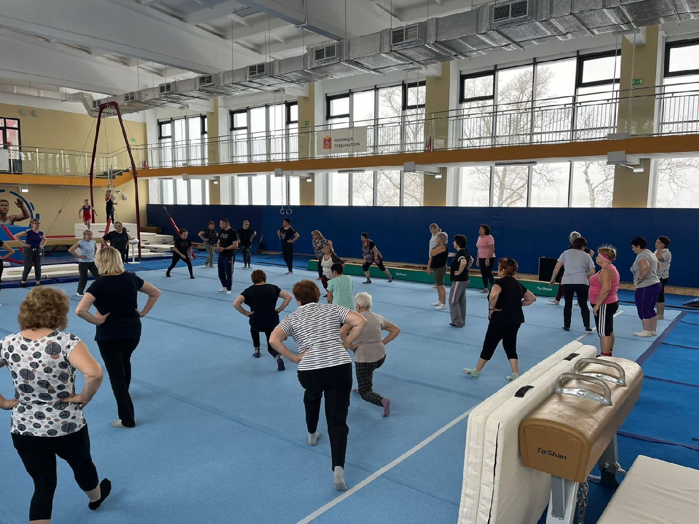 активное долголетие, Бабушки на спорте, Трудовые резервы, Наро-Фоминск,