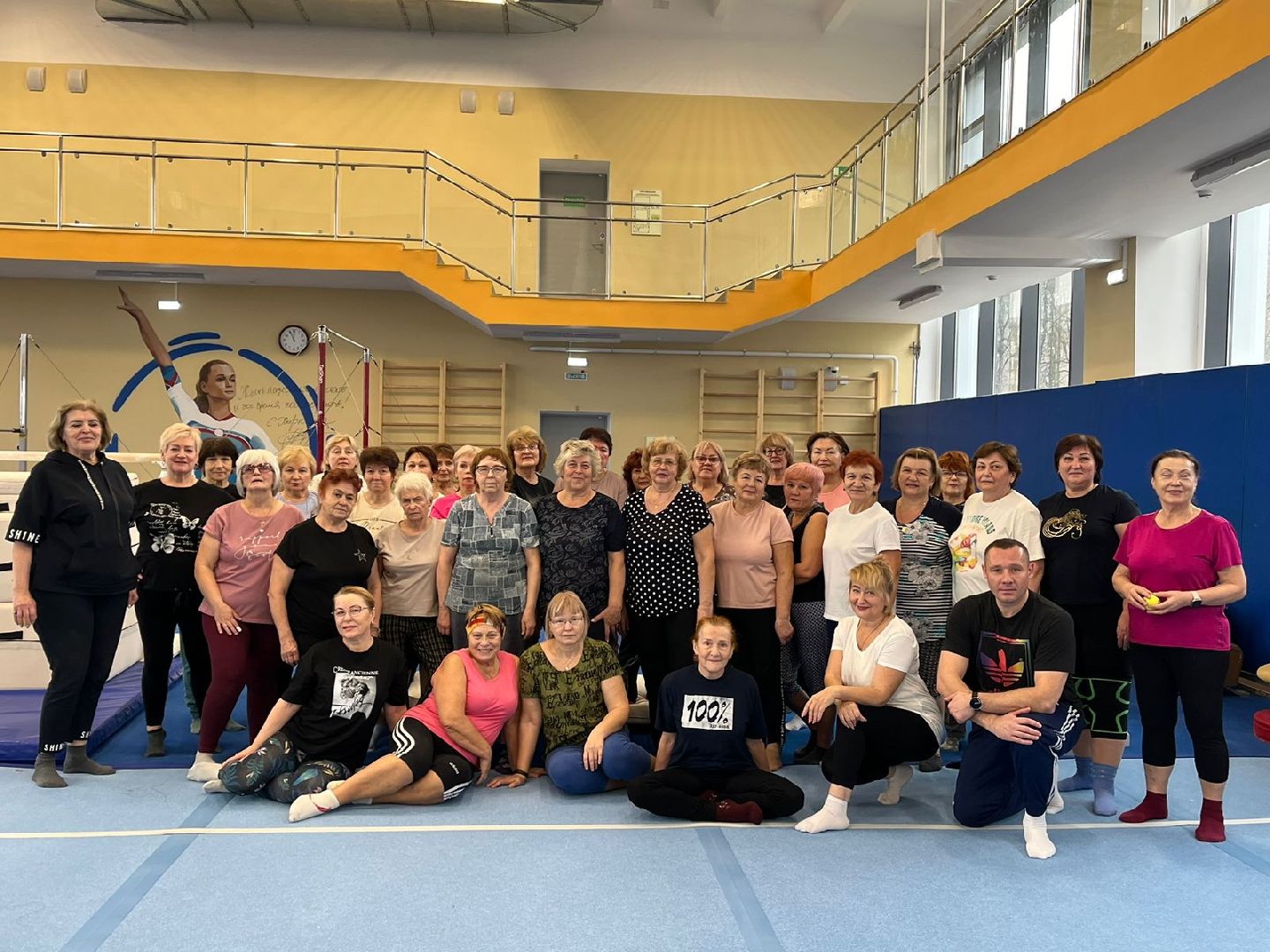 активное долголетие, Бабушки на спорте, Трудовые резервы, Наро-Фоминск,