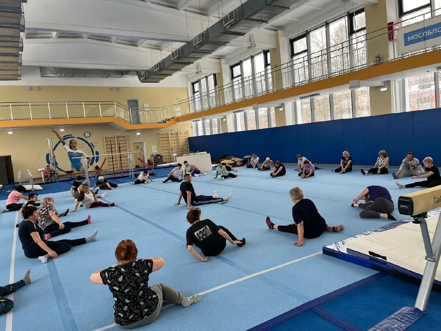 активное долголетие, Бабушки на спорте, Трудовые резервы, Наро-Фоминск,