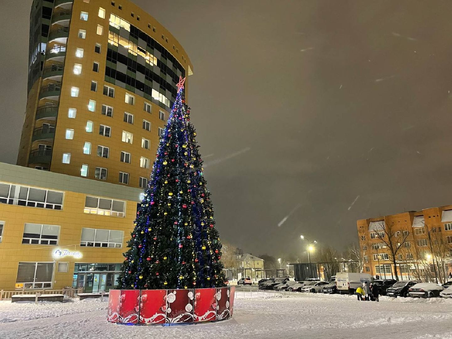 зима, дворец культуры, фрязино,