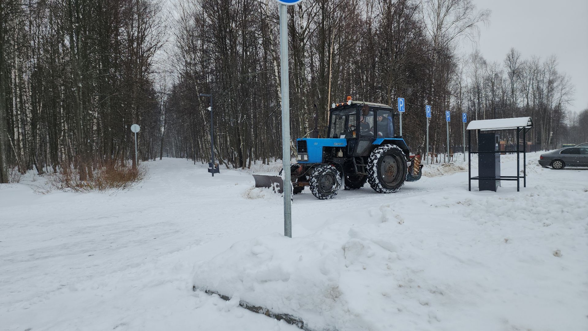 парк, электросталь, культура, культура подмосковья, парки подмосковья ., зима, зима в подмосковье, зимавподмосковье2024, ёлка, снегоуборка, снегоуборочная техника, каток, каток в парке,