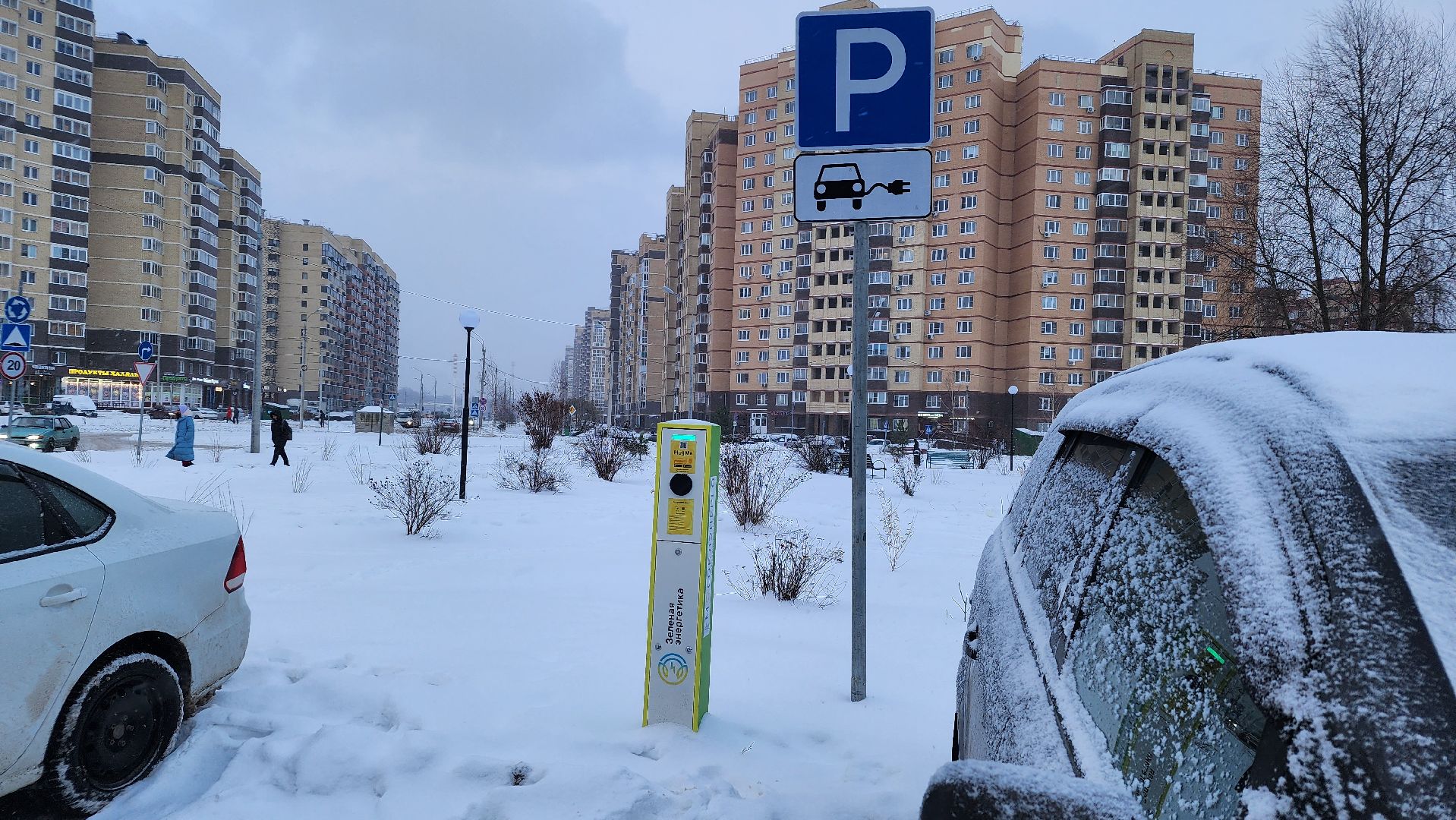 мособлэнерго, электромобиль, зарядная станция, Лосино-Петровский,