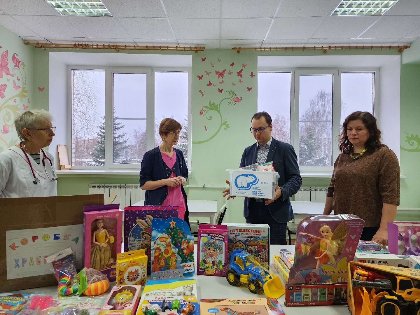 коробка храбрости, Добрая комната, Дубна, Дети, Здоровье, Дубненская больница, Единая Россия,